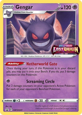 Image for Gengar - SWSH241 (Prerelease) (SWSH241) [SWSH: Sword & Shield Promo Cards]