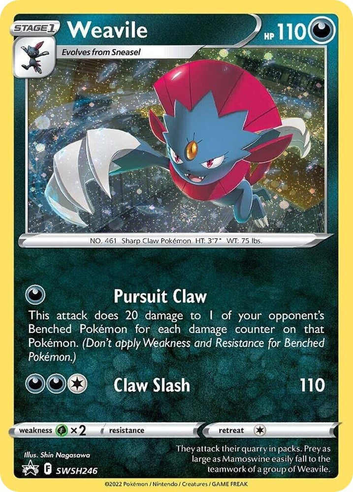 Image for Weavile - SWSH246 (Cosmos Holo) (SWSH246) [SWSH: Sword & Shield Promo Cards]