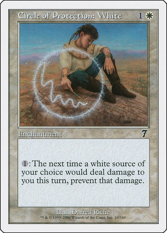 Image for Circle of Protection: White (10) (7ED)