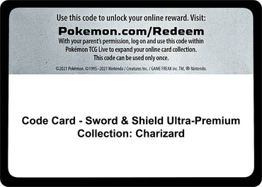 Image for Code Card - Sword & Shield Ultra-Premium Collection: Charizard - Pokemon