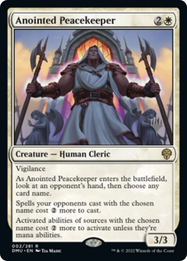 Image for Anointed Peacekeeper (2) [Promo Pack: Dominaria United]