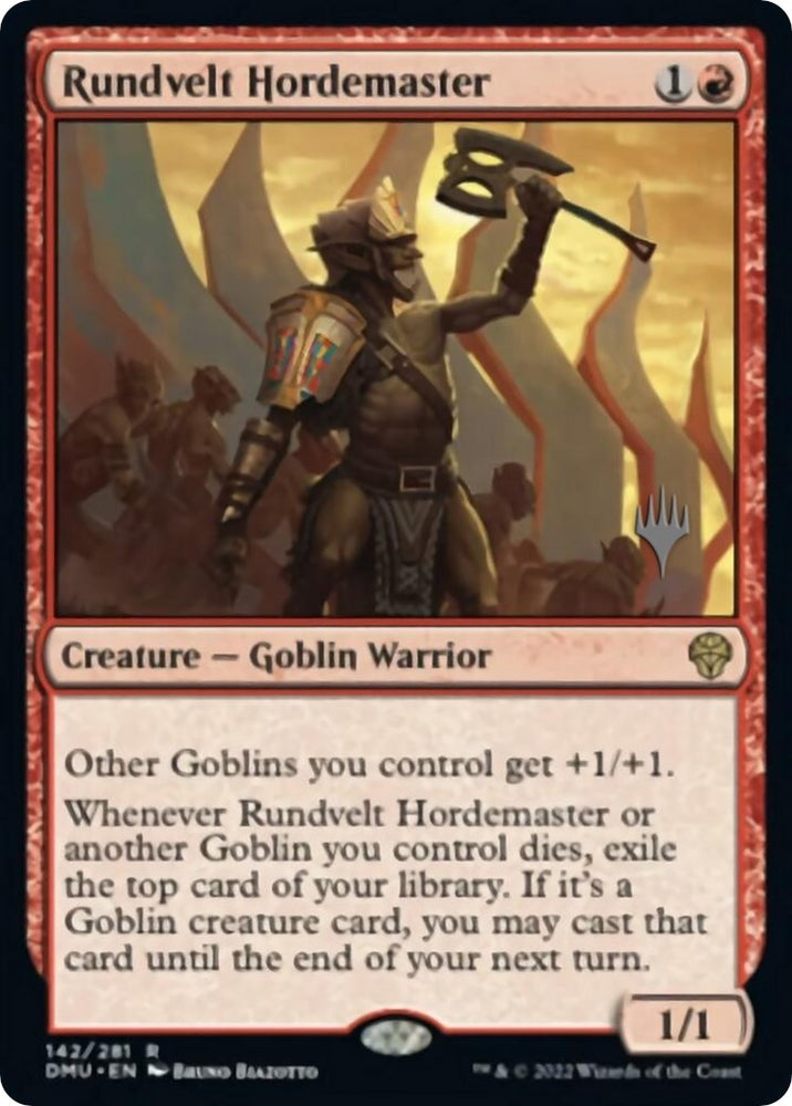 Image for Rundvelt Hordemaster (142) [Promo Pack: Dominaria United]