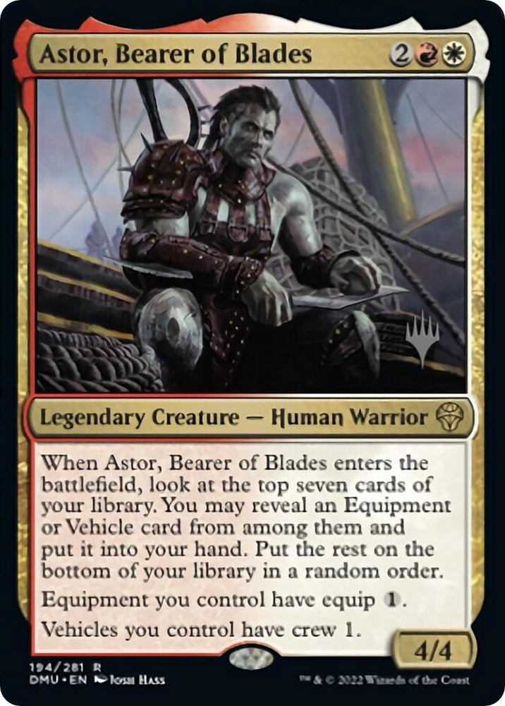 Image for Astor, Bearer of Blades (194) [Promo Pack: Dominaria United]