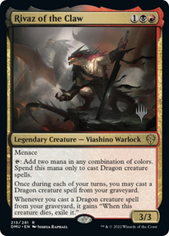 Image for Rivaz of the Claw (215) [Promo Pack: Dominaria United]