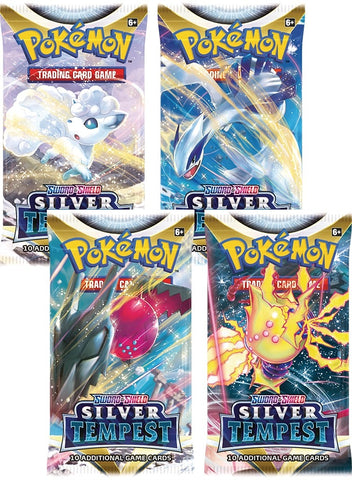 Image for Silver Tempest Booster Pack Art Bundle [Set of 4] [SWSH12: Silver Tempest]