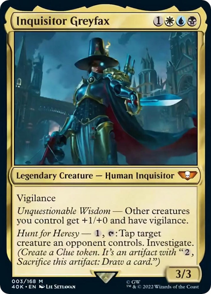 Image for Inquisitor Greyfax (Surge Foil) (3) [Universes Beyond: Warhammer 40,000]