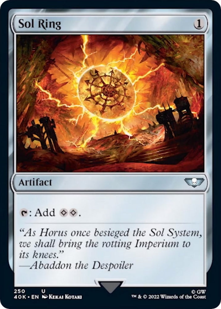 Image for Sol Ring (250) (250) [Universes Beyond: Warhammer 40,000]