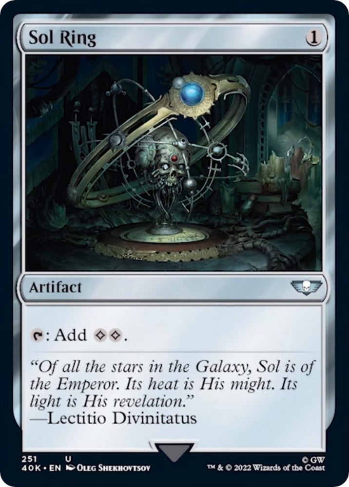 Image for Sol Ring (251) (251) [Universes Beyond: Warhammer 40,000]