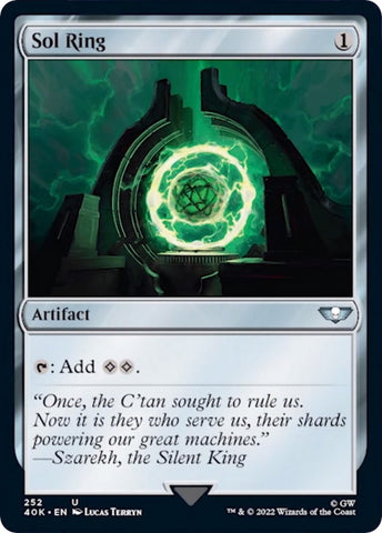 Image for Sol Ring (252) (Surge Foil) (252) [Universes Beyond: Warhammer 40,000]