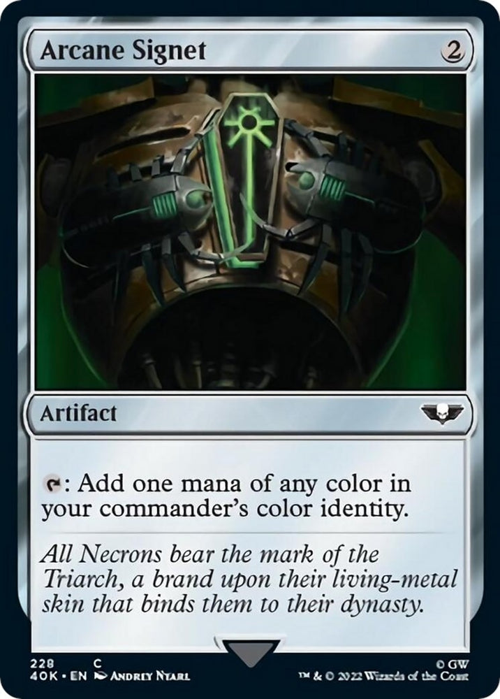 Image for Arcane Signet (228) (228) [Universes Beyond: Warhammer 40,000]