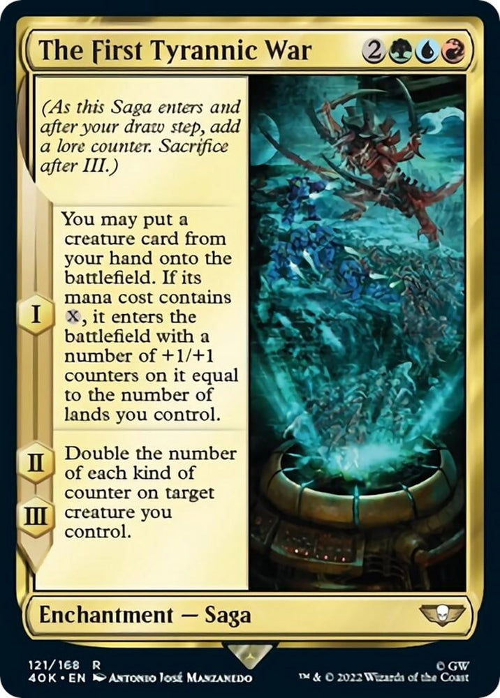 Image for The First Tyrannic War (Surge Foil) (121) [Universes Beyond: Warhammer 40,000]