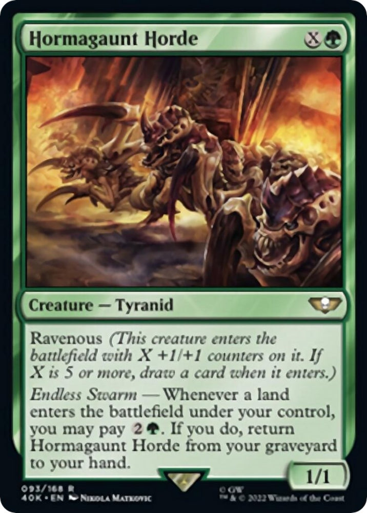 Image for Hormagaunt Horde (Surge Foil) (93) [Universes Beyond: Warhammer 40,000]