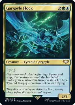 Image for Gargoyle Flock (Surge Foil) (123) [Universes Beyond: Warhammer 40,000]