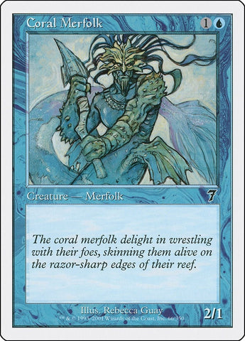 Image for Coral Merfolk (66) (7ED)
