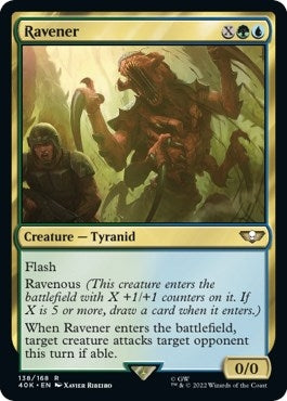 Image for Ravener (Surge Foil) (138) [Universes Beyond: Warhammer 40,000]