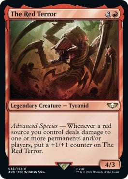 Image for The Red Terror (Surge Foil) (83) [Universes Beyond: Warhammer 40,000]
