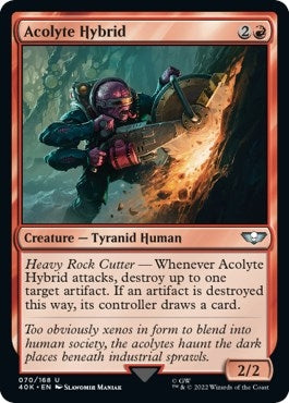 Image for Acolyte Hybrid (Surge Foil) (70) [Universes Beyond: Warhammer 40,000]