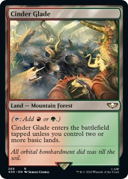 Image for Cinder Glade (Surge Foil) (269) [Universes Beyond: Warhammer 40,000]