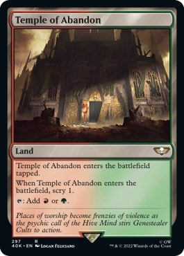 Image for Temple of Abandon (Surge Foil) (297) [Universes Beyond: Warhammer 40,000]