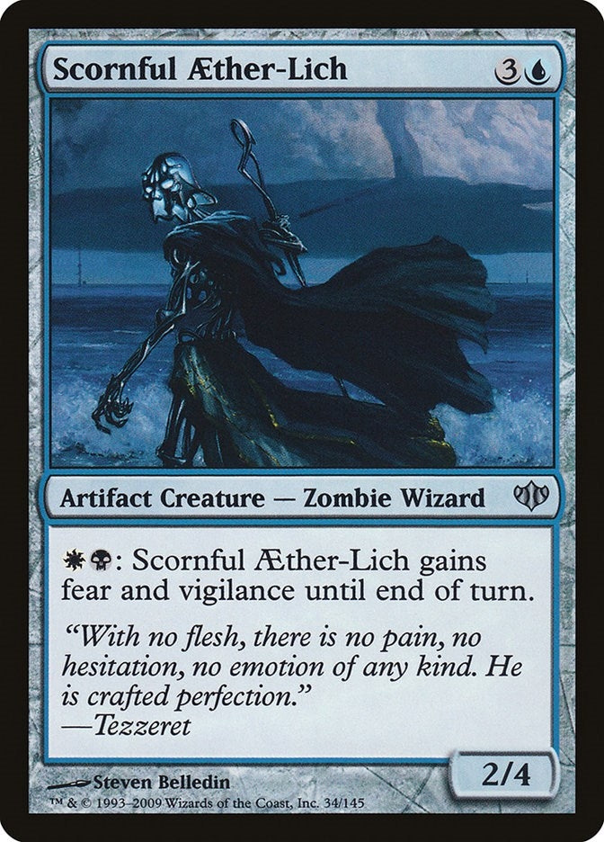 Image for Scornful Aether-Lich (34) [Conflux]