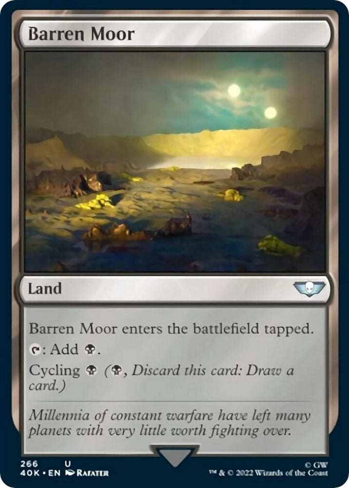 Image for Barren Moor (Surge Foil) (266) [Universes Beyond: Warhammer 40,000]