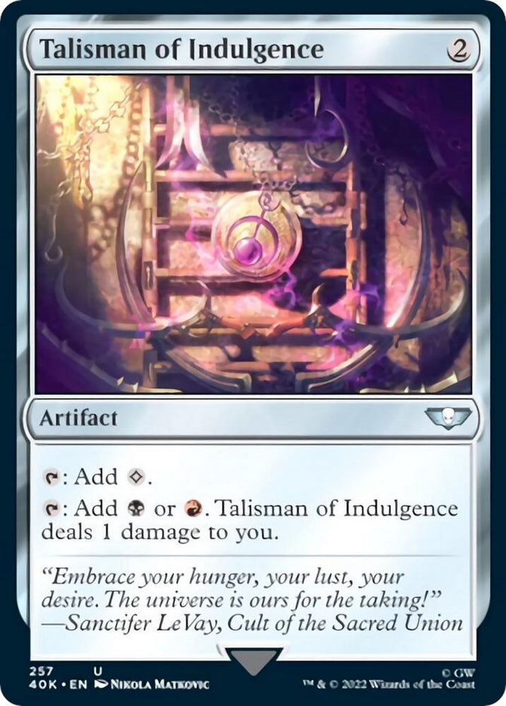 Image for Talisman of Indulgence (257) [Universes Beyond: Warhammer 40,000]