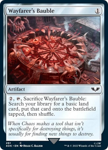 Image for Wayfarer's Bauble (261) (Surge Foil) (261) [Universes Beyond: Warhammer 40,000]