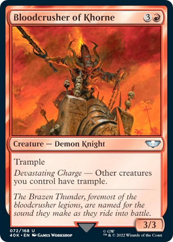 Image for Bloodcrusher of Khorne (72) [Universes Beyond: Warhammer 40,000]