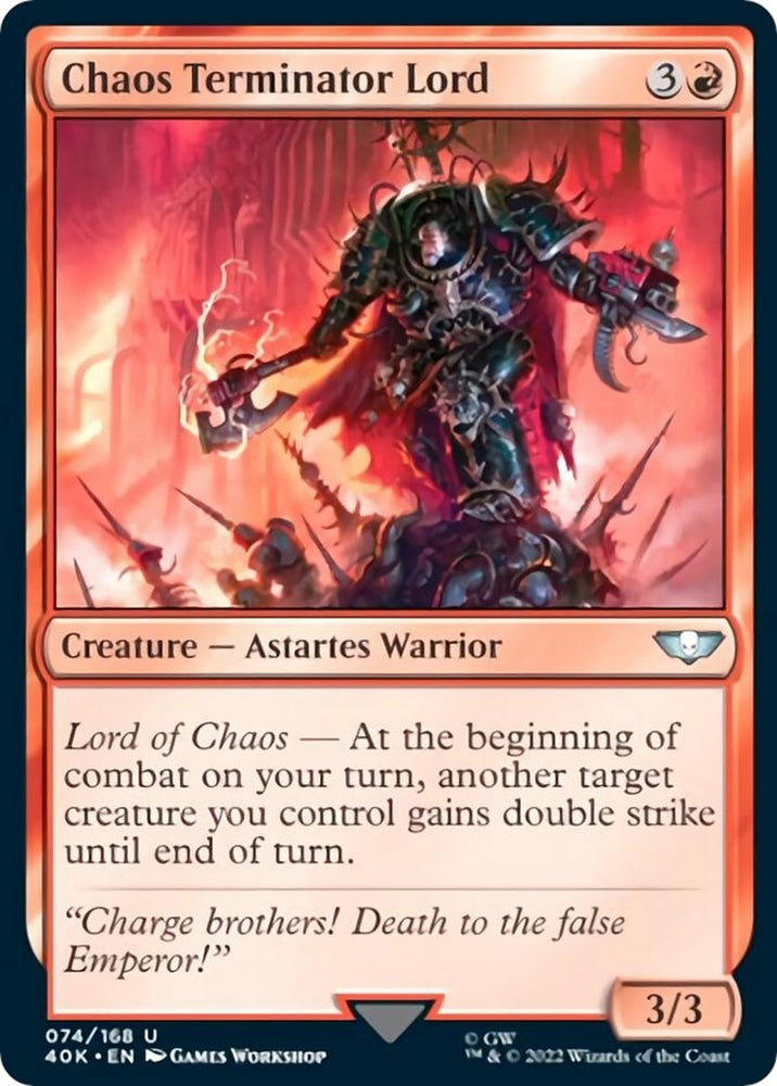 Image for Chaos Terminator Lord (74) [Universes Beyond: Warhammer 40,000]