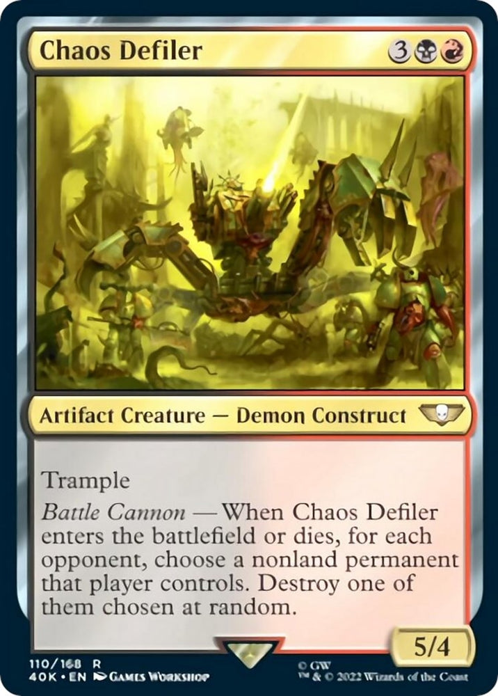 Image for Chaos Defiler (Surge Foil) (110) [Universes Beyond: Warhammer 40,000]