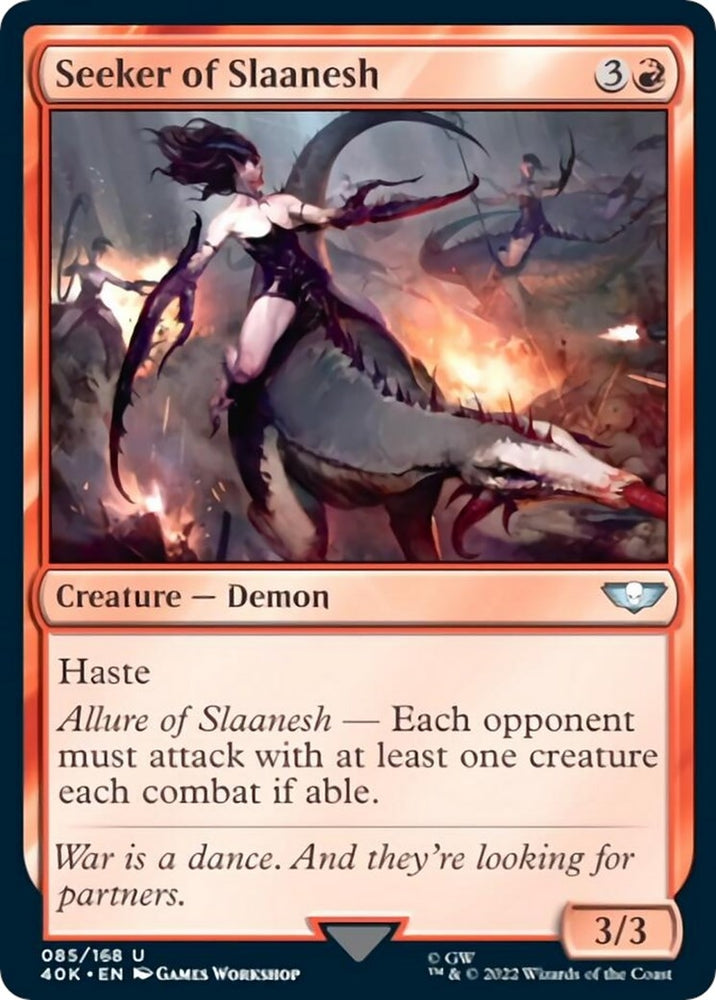 Image for Seeker of Slaanesh (Surge Foil) (85) [Universes Beyond: Warhammer 40,000]