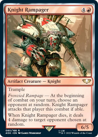 Image for Knight Rampager (Surge Foil) (80) [Universes Beyond: Warhammer 40,000]