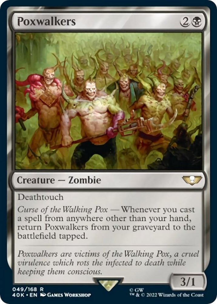 Image for Poxwalkers (Surge Foil) (49) [Universes Beyond: Warhammer 40,000]