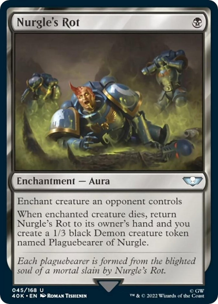 Image for Nurgle's Rot (Surge Foil) (45) [Universes Beyond: Warhammer 40,000]