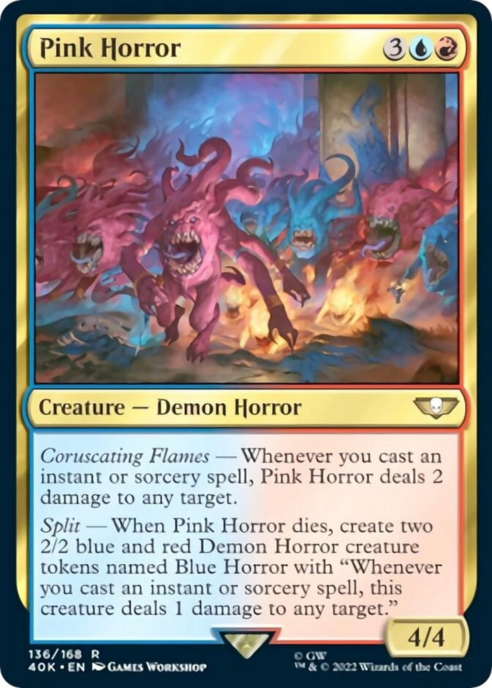 Image for Pink Horror (Surge Foil) (136) [Universes Beyond: Warhammer 40,000]