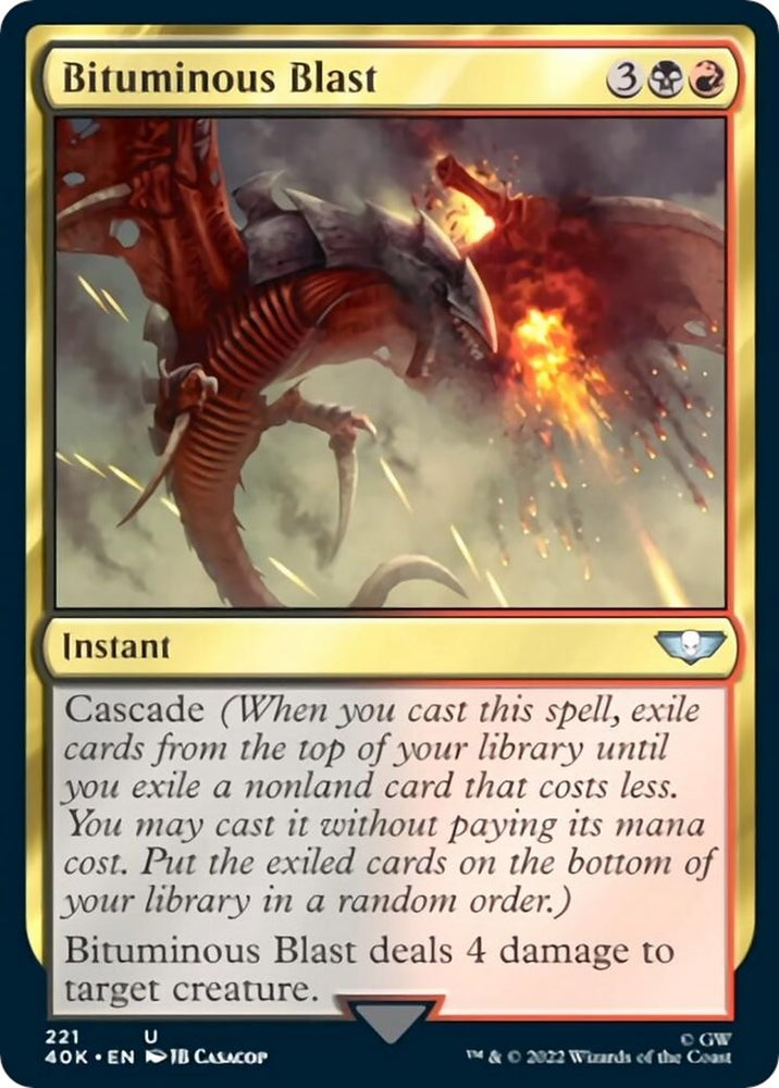 Image for Bituminous Blast (Surge Foil) (221) [Universes Beyond: Warhammer 40,000]