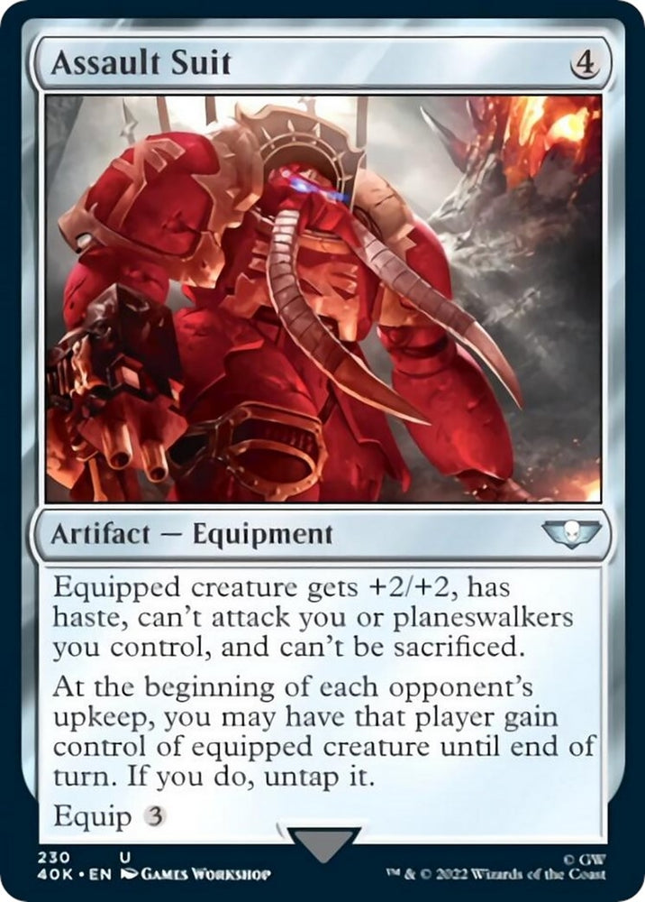 Image for Assault Suit (Surge Foil) (230) [Universes Beyond: Warhammer 40,000]
