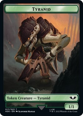 Image for Tyranid (017) // Tyranid Warrior Double-sided Token [Universes Beyond: Warhammer 40,000]