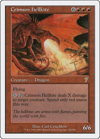 Image for Crimson Hellkite (178) (7ED)