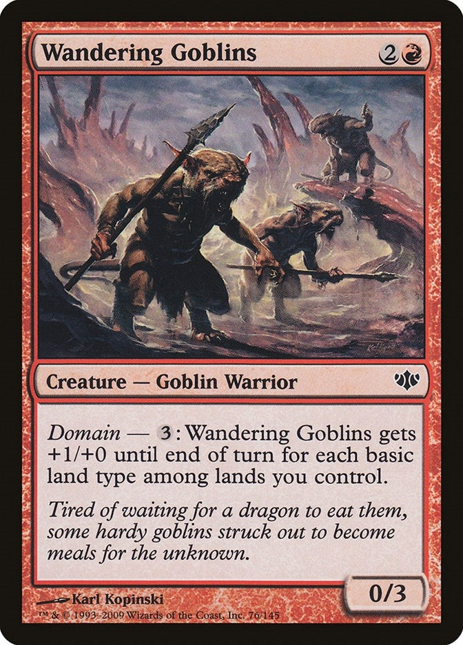 Image for Wandering Goblins (76) [Conflux]