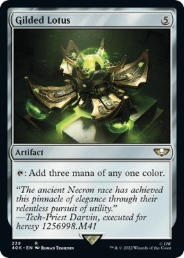 Image for Gilded Lotus (Surge Foil) (239) [Universes Beyond: Warhammer 40,000]