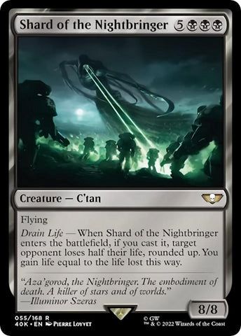 Image for Shard of the Nightbringer (Surge Foil) (55) [Universes Beyond: Warhammer 40,000]