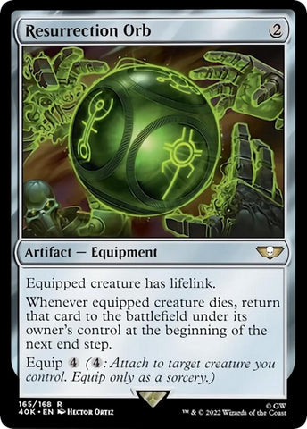 Image for Resurrection Orb (Surge Foil) (165) [Universes Beyond: Warhammer 40,000]