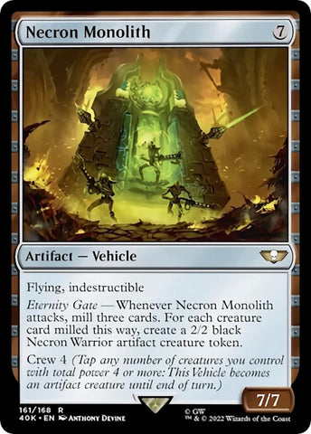 Image for Necron Monolith (Surge Foil) (161) [Universes Beyond: Warhammer 40,000]