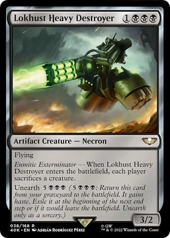 Image for Lokhust Heavy Destroyer (Surge Foil) (38) [Universes Beyond: Warhammer 40,000]