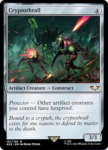 Image for Cryptothrall (Surge Foil) (155) [Universes Beyond: Warhammer 40,000]