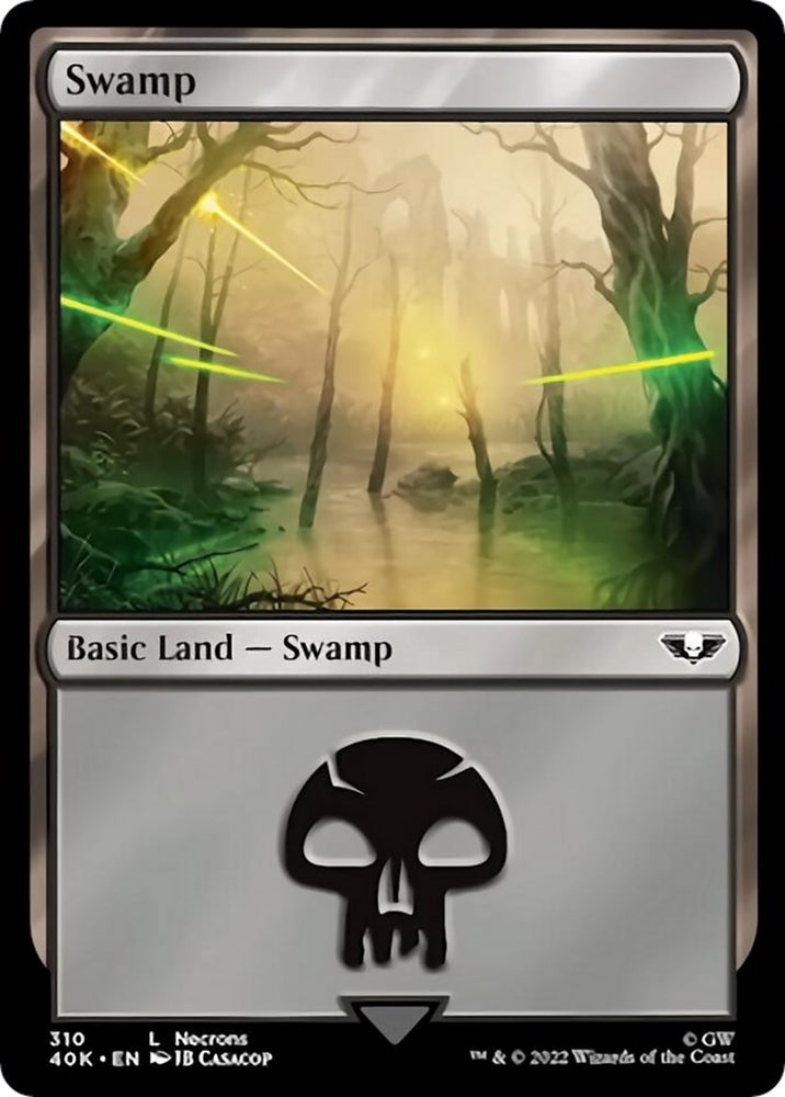 Image for Swamp (310) (Surge Foil) (310) [Universes Beyond: Warhammer 40,000]