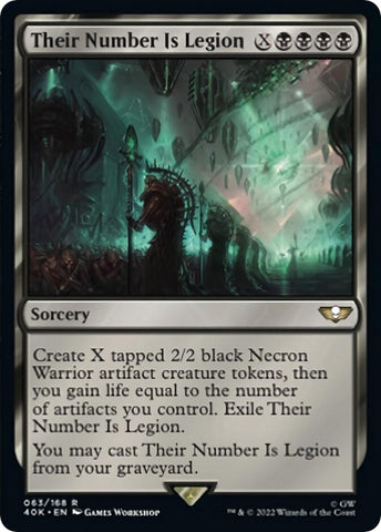 Image for Their Number Is Legion (Surge Foil) (63) [Universes Beyond: Warhammer 40,000]