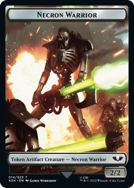 Image for Necron Warrior // Insect Double-sided Token (Surge Foil) [Universes Beyond: Warhammer 40,000]