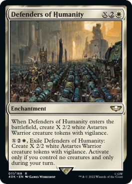 Image for Defenders of Humanity (Surge Foil) (11) [Universes Beyond: Warhammer 40,000]